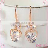 Fashion New Model Fancy Gold Earring,heart Pendant Earrings for Girls thumbnail-1