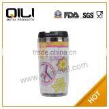 Double Wall Plastic and Stainless Steel Personalised Water Mug for Kids