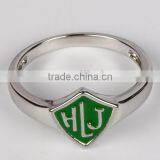 Top Quality Popular Green Lantern Wedding Ring thumbnail-6
