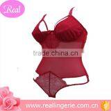 2016 Sexy Young Ladies Red Teddies Lingerie /corsets Quality Choice thumbnail-2