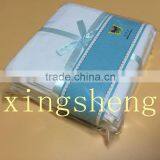 Hot Packing 6pcs/bag 75*75cm 100% Cotton Wight Baby Diaper thumbnail-1