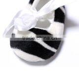 Cool Stripe Crochet Infant Baby Soft Sole Shoes Moccasins Leather Shoes for Toddler thumbnail-4
