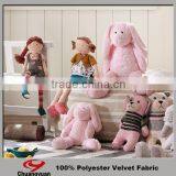 2015 Online High Quality Sofa Fabric Super Soft Velvet for Plush Toys Quality Choice thumbnail-1