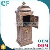 The Most Popular Style In Europe Traditional Desigh Crown Decorative External Post Box From China thumbnail-1