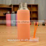 Bpa Free Sports Water Bottle Joyshaker Borosilicate Glass Bottle Double Wall Insulated Glass Water Bottle With Silicone Sleeve thumbnail-5