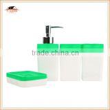 green and white color cheap bathroom accessories collection
