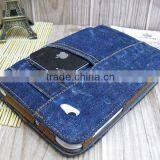 Denim Folio Case Stand Magnetic Auto Sleep Wake for Samsung Galaxy Tab 2 P3100 P3110 7.0 INCH thumbnail-1