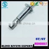 CROWN HEAD STRUCTURE MONOBOLT RIVETS