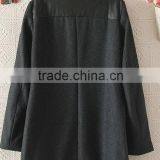 European and American Big New Women's Woolen Jacket and Long Sections Temperament Luxury Single-breasted Wool Coat thumbnail-4