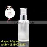 Hot Sale Small Glass Bottle With Press Pump Plastic Top Cover thumbnail-1