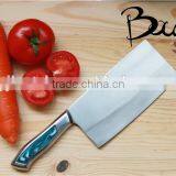 High quality full tang stainless steel chopping knife/ chef knife BD-K6658