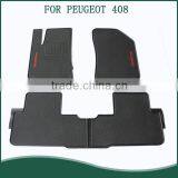 Full Set Position Custom Fitted Car Floor Mats For PEUGEOT 408 Cars