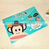 XG-50022 A4 Clear File Folder Document Holder Certificate Holder File Folder in Black Color Soft Plastic File Folder