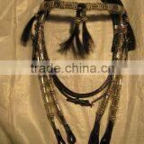 Leather western headstall