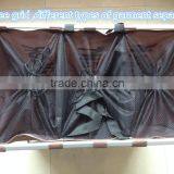 600D Oxford Cloth Portable and Folding Dirty Garment Laundry Basket Closed,3 Compartments Laundry Hamper Quality Choice thumbnail-5