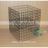 Universal Convenient Metal Wire Foldable Display Cube With Competitive Price