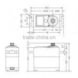 Best Digital Titanium Gears 15kg Brushless Servo thumbnail-6
