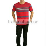 Men t shirt made of 100% cotton, round neck men t shirt in promotion, 100% percent cotton t shirts
