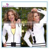 supplex/spandex dry fit womens yoga jacket