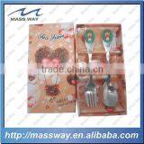 Cartoon Stainless Steel Baby Spoon and Fork