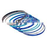 Free Sample New Design Simple Multi Color Stainless Steel Bracelet Set