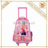 Cute Pink Trolley Backpack Girl School Bag For Little Girl thumbnail-1