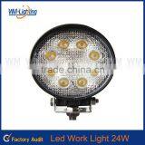 High Quality 24w Light for off Road SUV Cars Rectangle Car Led Work Light