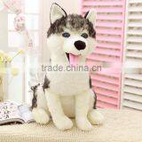 Kids Creative Birthday Gift Big Size Husky Super Simulation Dog Tuffed Plush Toy Doll