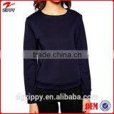 Fashion structured design women wholesale crewneck hooded sweatshirt