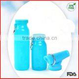 Customized Logo Silicone Foldable Water Bottle