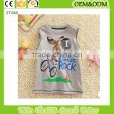 2015 Mouse t-shirt Sleeveless t shirt 100% cotton t shirt baby clothes wholesale price organic kids