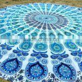 Mandala Roundie Round Hippie Tapestry Roundie Yoga Mat Tapestry Round Beach Throw Towel Table Cover Boho Roundie thumbnail-4
