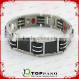 Energy bracelet manufacturer fashion new design ion power stainless steel functional energy bracelet