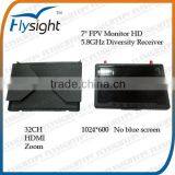 Latest! 5.8G 32CH 7" LCD Portable Monitor With HDMI Input for FPV Plane Platform RC801 517