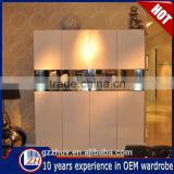 Wine Display Cabinet Oak Wine Cabinet thumbnail-4