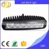 12V 24V 6X3W 7inch 18W auto LED Work Light ATV SUV Mine Boat Lamp Truck Offroad Boat 4WD Jeep Lamp IP67,led tractor working