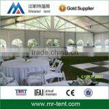 Frame structural large capacity tent with wedding party decorations