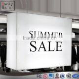 White Color LED Big Outdoor Lighting Box