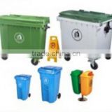 1100L outdoor large plastic dustbin trash can garbage bin in stock