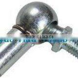 20-8-21mm White Zinc Plated Metal Ball Joint With M6 and M5 for Gas Spring thumbnail-1