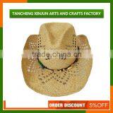 Best-Selling Promotional Men's Fedora Straw Cowboy Hat