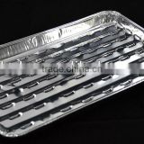 Making the disposable aluminum barbecuetray for home and outdoor