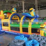 Cheap Minion Inflatable Kids Obstacle Course for Sale thumbnail-3
