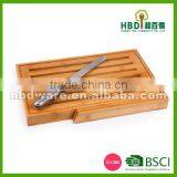 High Quality Bamboo Bread Cutting Board With S/S Knife thumbnail-2