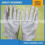 Black Nylon PU Tip Coating Antistatic Gloves thumbnail-5