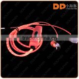 Hot selling stylish new design glowing headphone with microphone led earphone for mobile phones