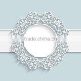 Paper Photo Frame With Cutout Paper Lace thumbnail-1