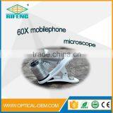 60X Led and uv Mini Iphone Pocket Microscope Use by Mobile Phone thumbnail-3
