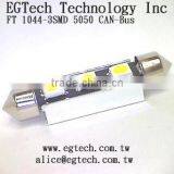 Festoon 11x44mm 3SMD 5050 LED Lamp thumbnail-1