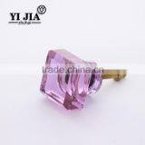Pink Color Fancy Cabinet Dresser Drawer Crystal Pulls and Knobs